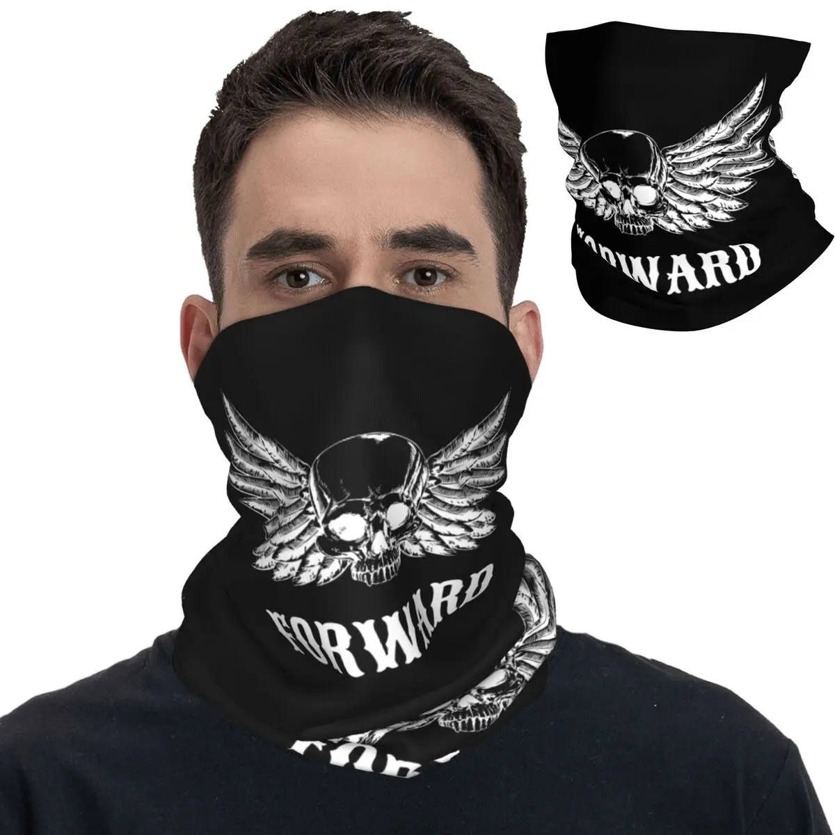 Бандана с принтом Вперед для мужчин и женщин маска-Балаклава шарф