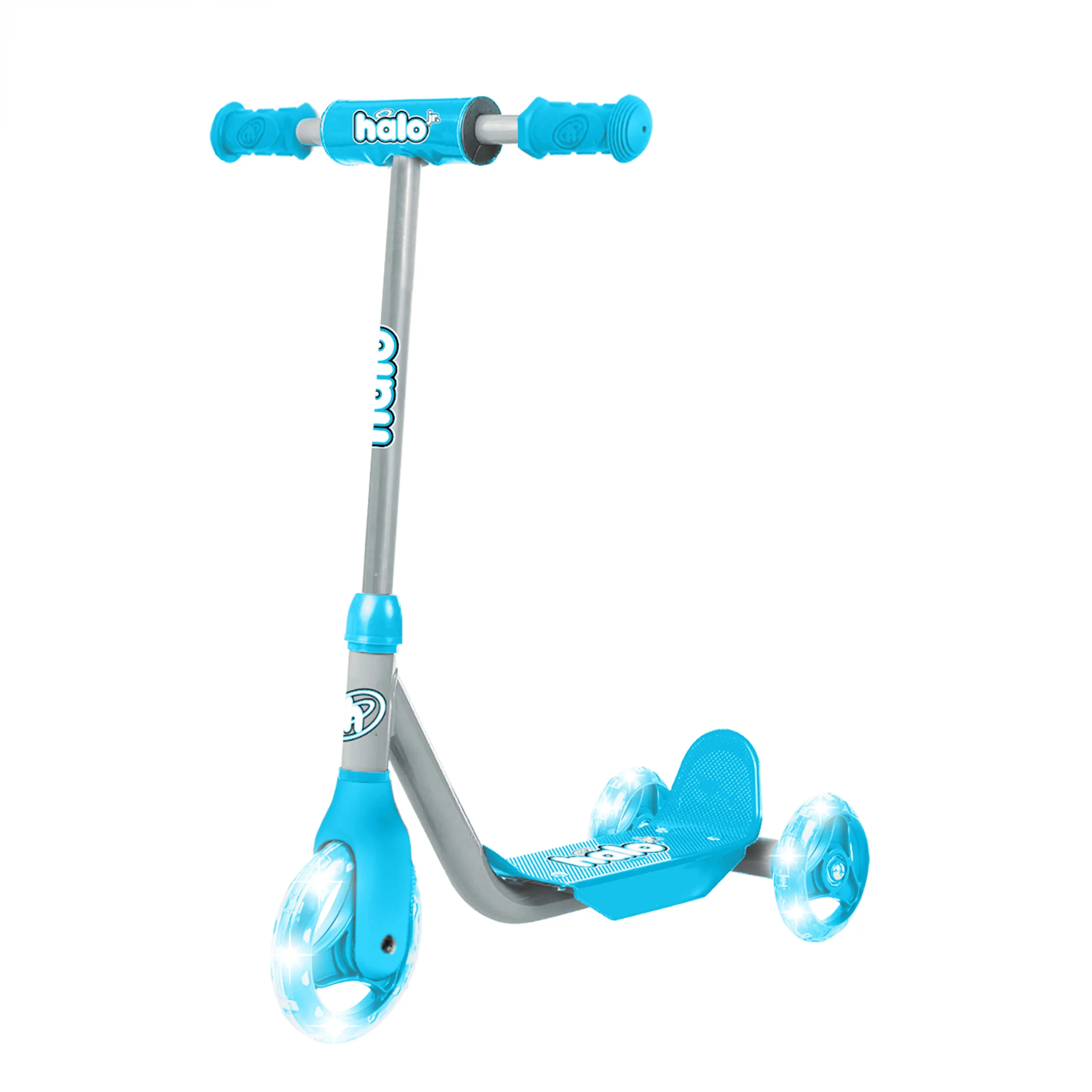 

Выше jr. Трехколесный скутер-синий-разработан для всех пользователей (унисекс)-самобалансирующийся! Супер яркая лампа-Верхние колеса!