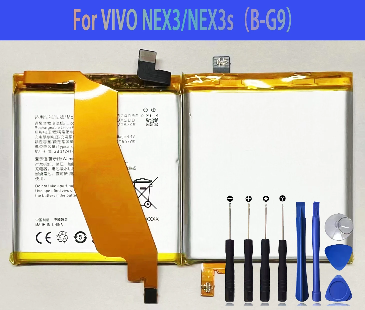 B-G9 BatteryFor oppo NEX3/NEX3s Battery Original Capacity Replacement Repair Part Mobile Phone Batteries Bateria