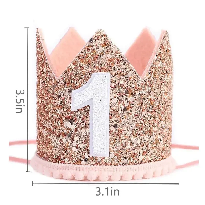 

Шапка с короной для первого дня рождения