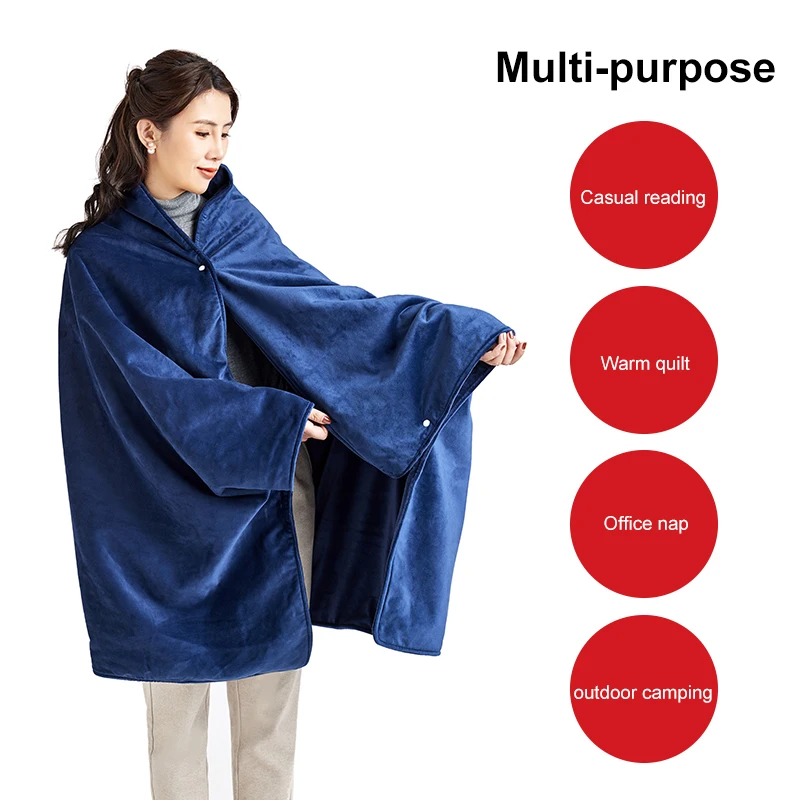

Winter Electric Blanket USB Heating Warm Shawl Heating Cold-proof Warm Graphene Composite Heating Blanket Outdoor Office Home