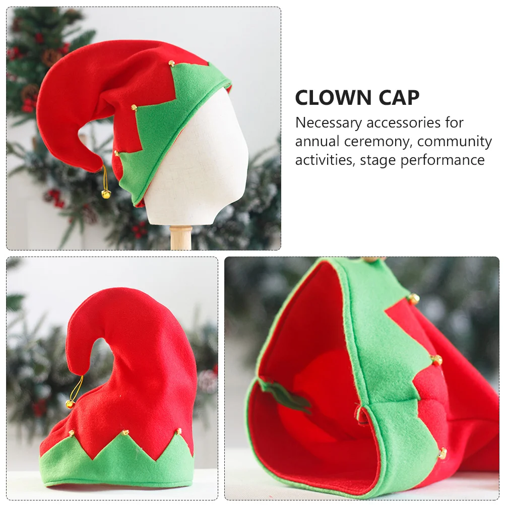 Рождественская шапка из 3 предметов невыцветающая вечеринка фестиваль клоуна