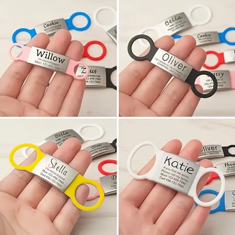 Идентификационная бирка для домашних животных Персонализированная из