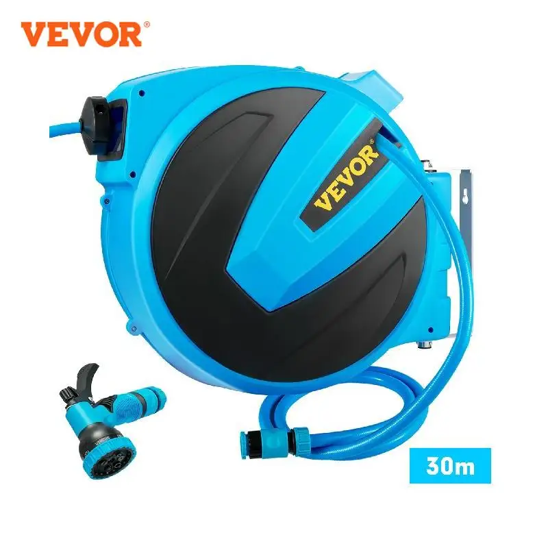 VEVOR 30M Automatic Air Hose Reel Retractable 1/2 inch 100ft