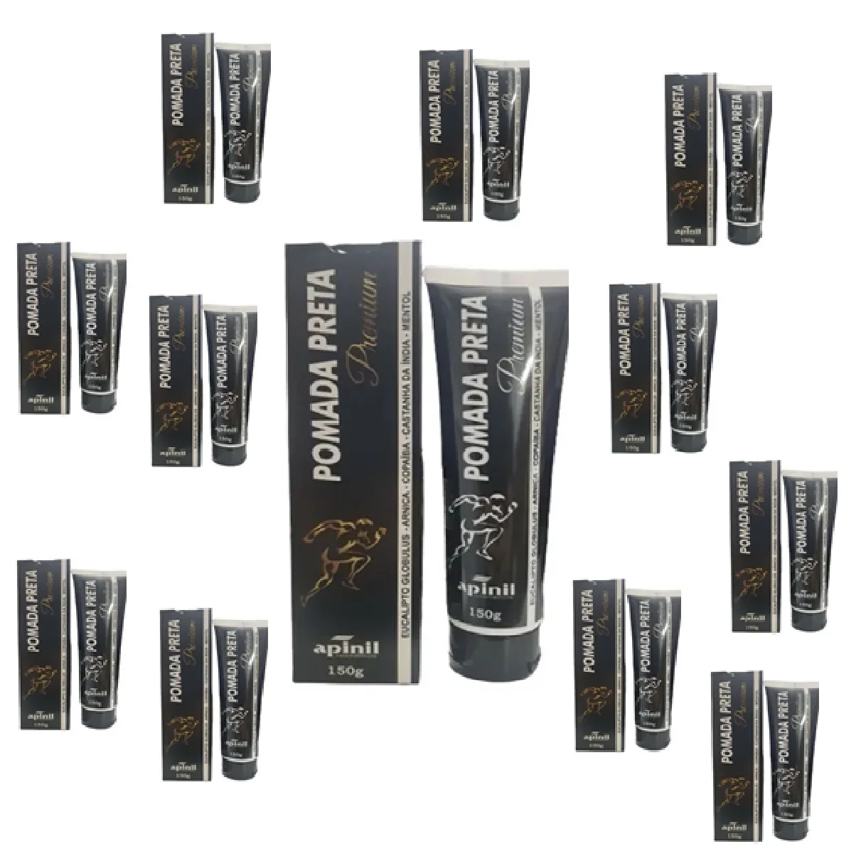 

PREMIUM PREMIUM POMADE Massager Gel 150g Kit 12 Un