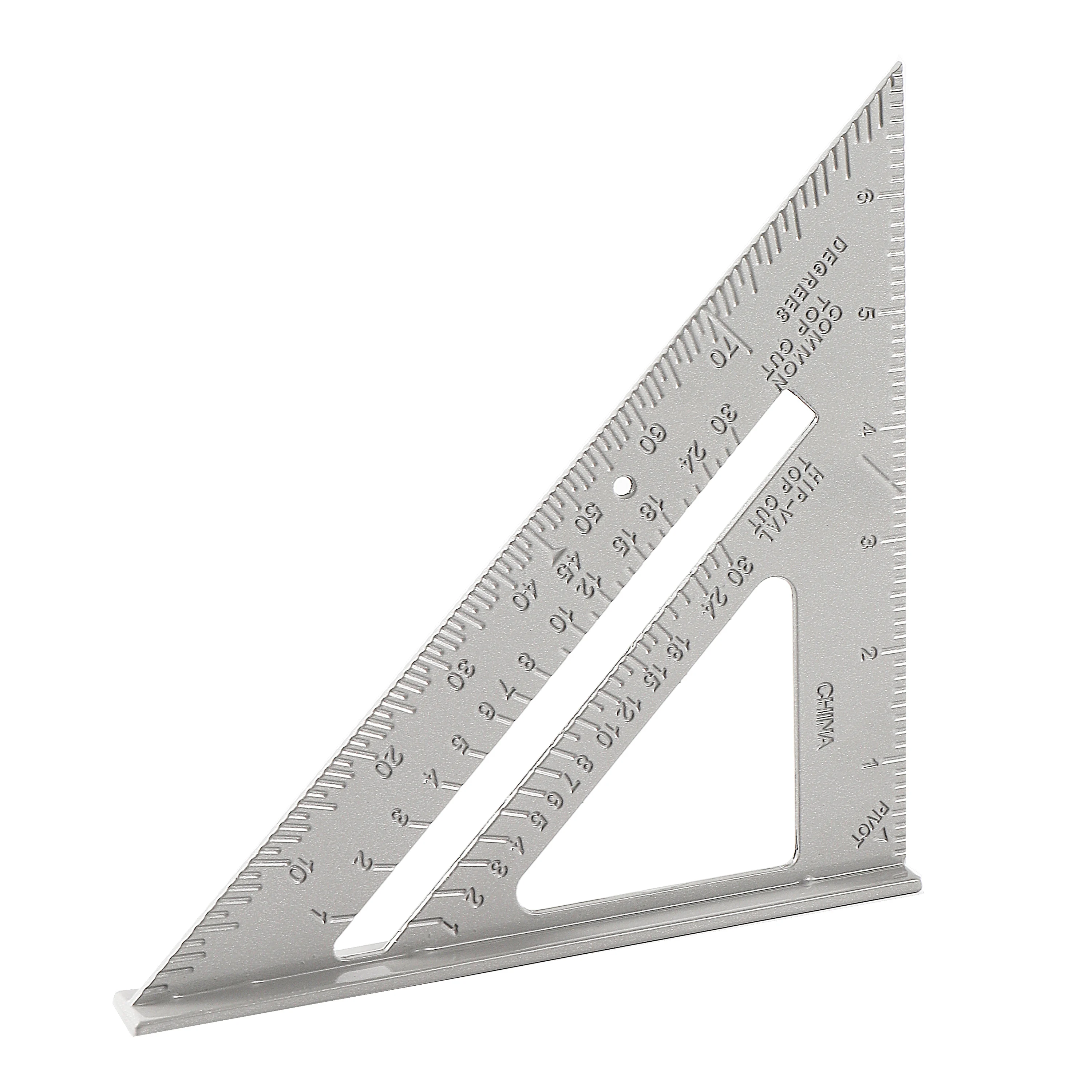 

Drawing Tool Triangle Ruler Carpenter Square Speed Square Layout Tool Measurement Tool Triangle Ruler Aluminum Alloy 45° 90°