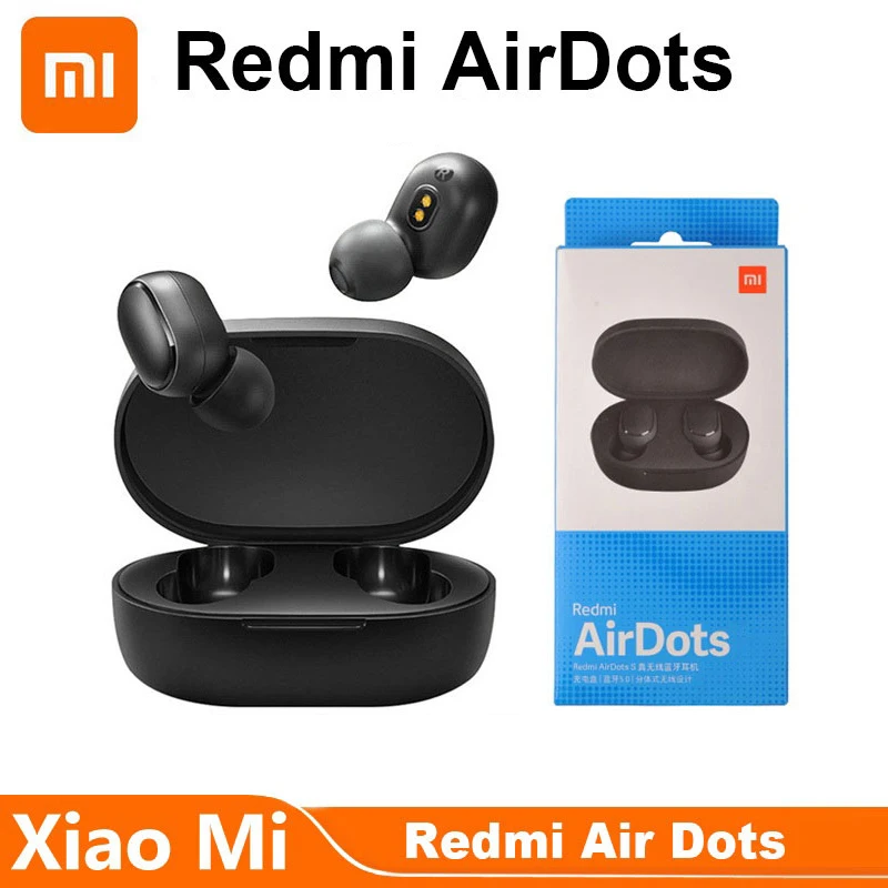 

Оригинальные наушники Xiaomi Redmi Airdots TWS Fone Bluetooth-совместимые наушники с микрофоном наушники-вкладыши беспроводные наушники Redmi Airdots гарнитура
