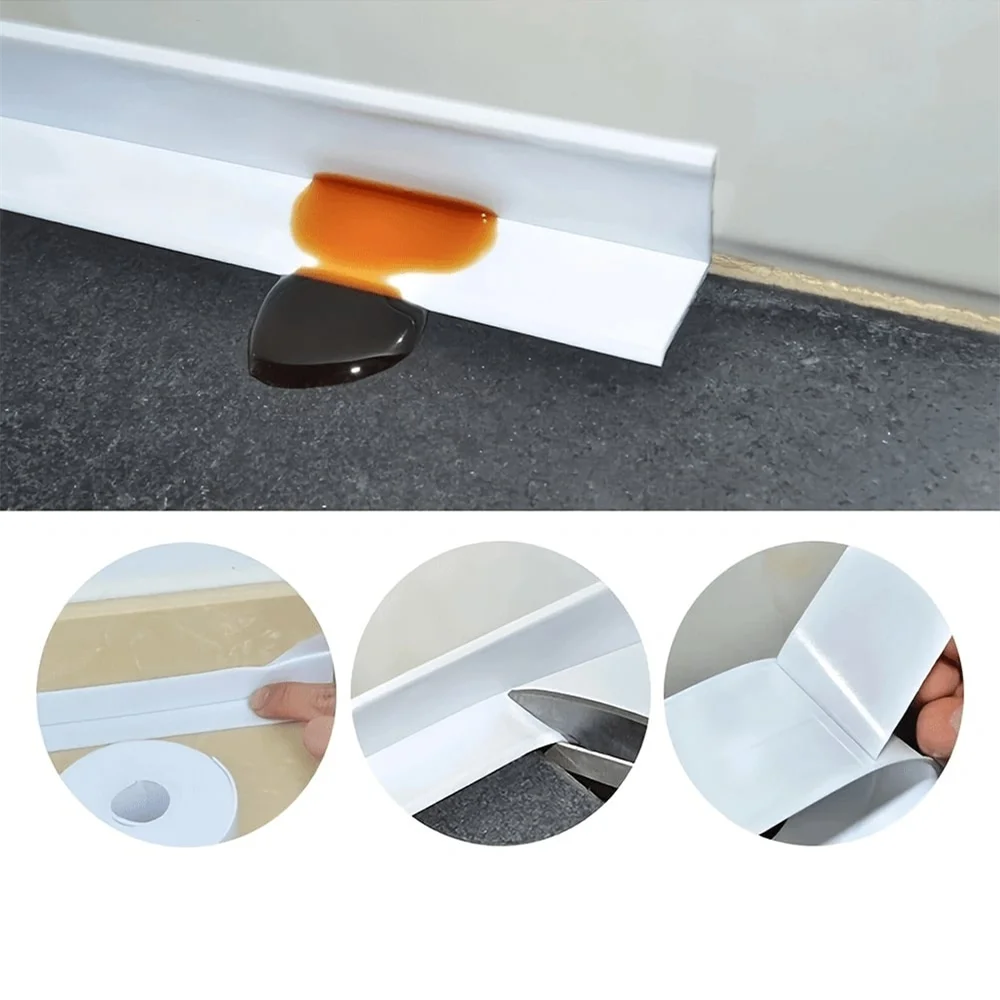 Самоклеящаяся водонепроницаемая лента из ПВХ для душа в ванной комнате и