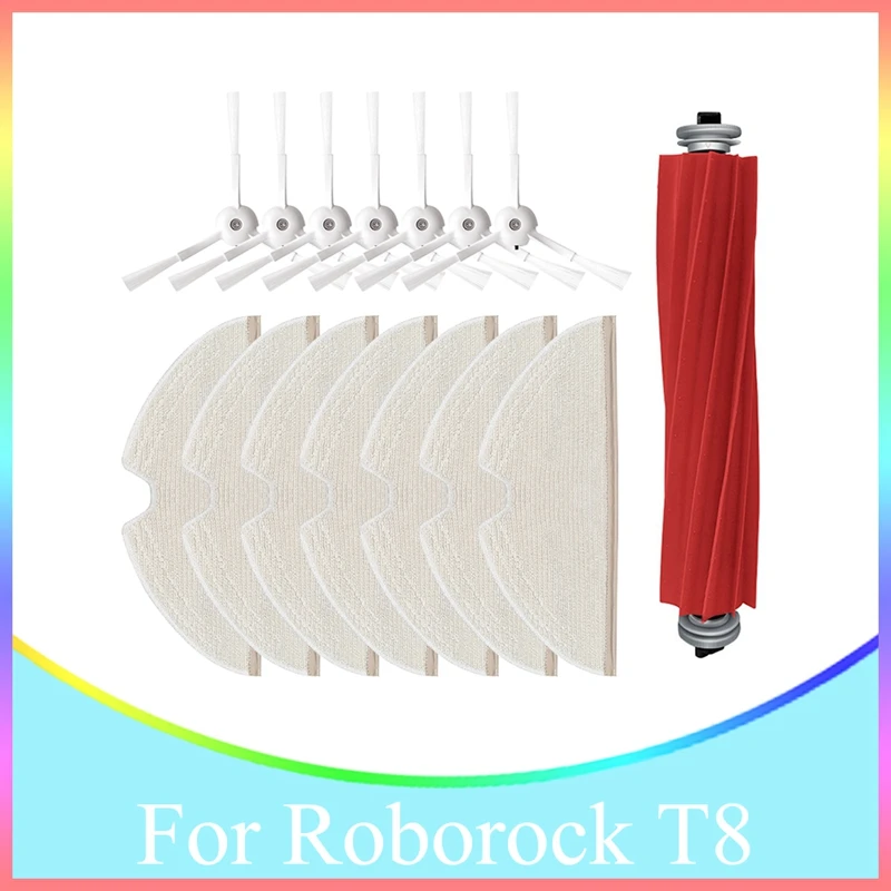 

Запчасти для пылесоса, аксессуары для Roborock T8, основная боковая щетка, швабры, набор роботов