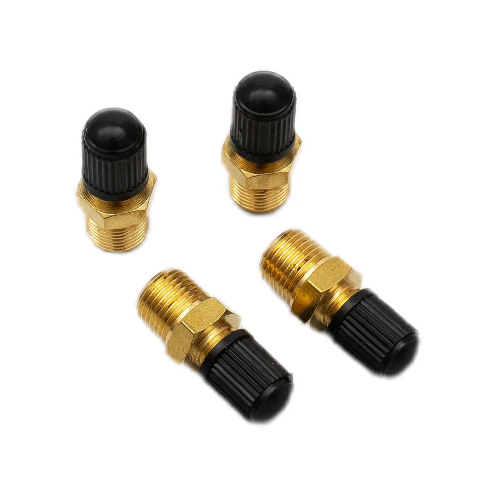 

Высококачественные полезные прочные заполняющие клапаны для бака, 4 шт., аксессуары NPT 1/8 дюйма, латунные соединительные детали воздушного к...