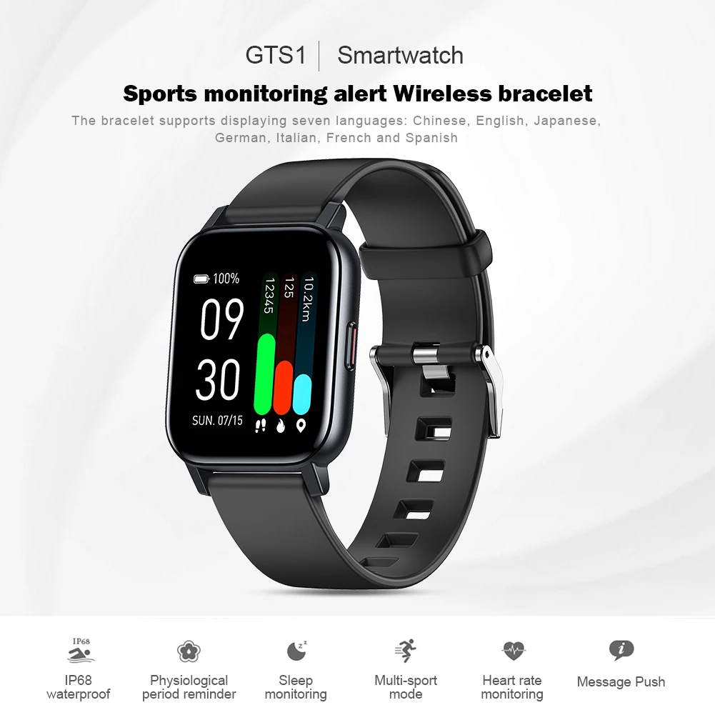

2022 New Smart Watch Men Women Sport Fitness Tracker Heart Rate Sleep Monitoring Smart Clock Smartwatch for Android IOS