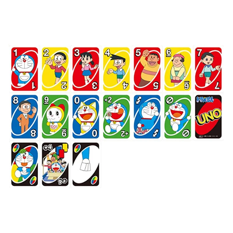 Доска игровая Дораэмон Mattel UNO мультяшная Аниме Фигурка нобита ноби развлечение