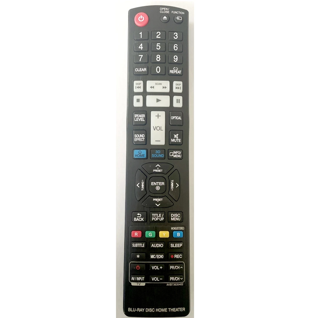 

New Original Remote Control AKB73635402 For LG BLU-RAY DISC HOME THEATER BH9320H BH7220BW BH7520TW BH9520TW BB5520A S92H1-S