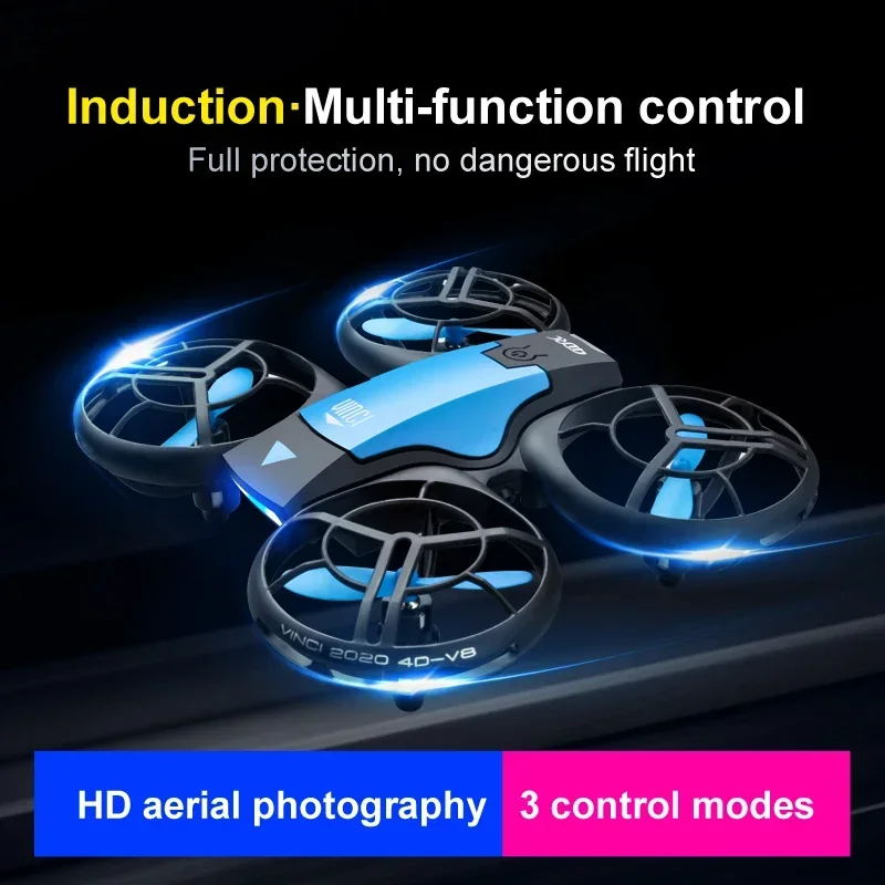 Мини-Квадрокоптер V8 складной с Hd-камерой 1080p Wi-Fi Fpv