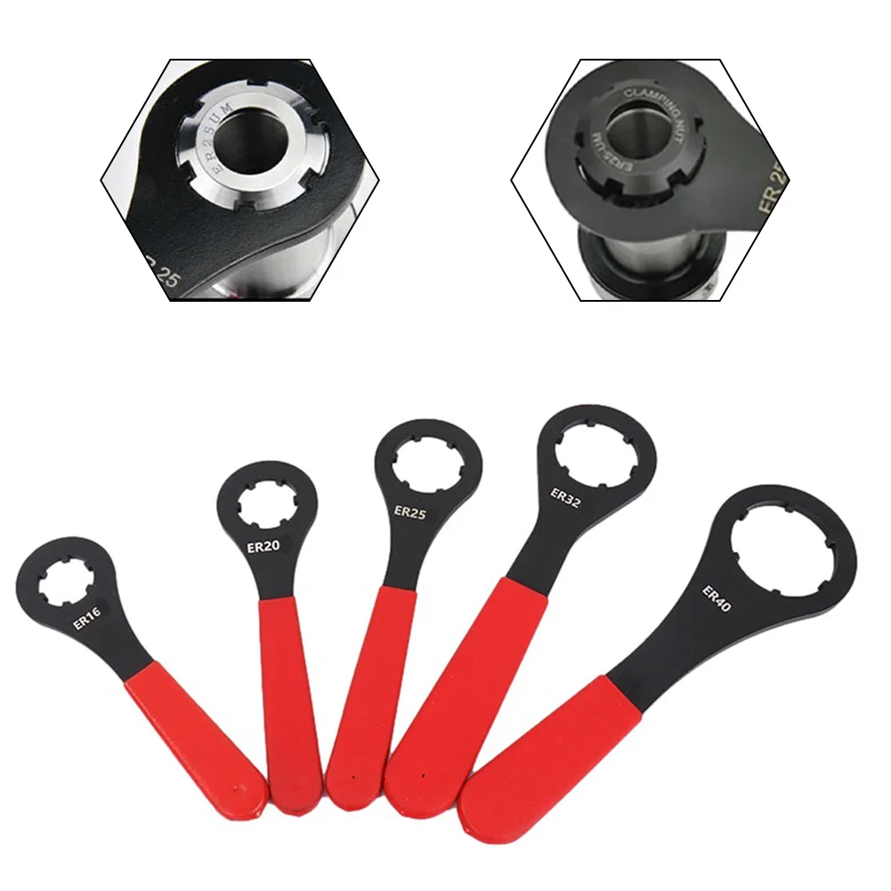 

CNC Spanner O-Type ER16 ER20 ER25 ER32 Collet Wrench For Nut Collet Chuck Machine Tool For Milling Wrenches Hand Tools