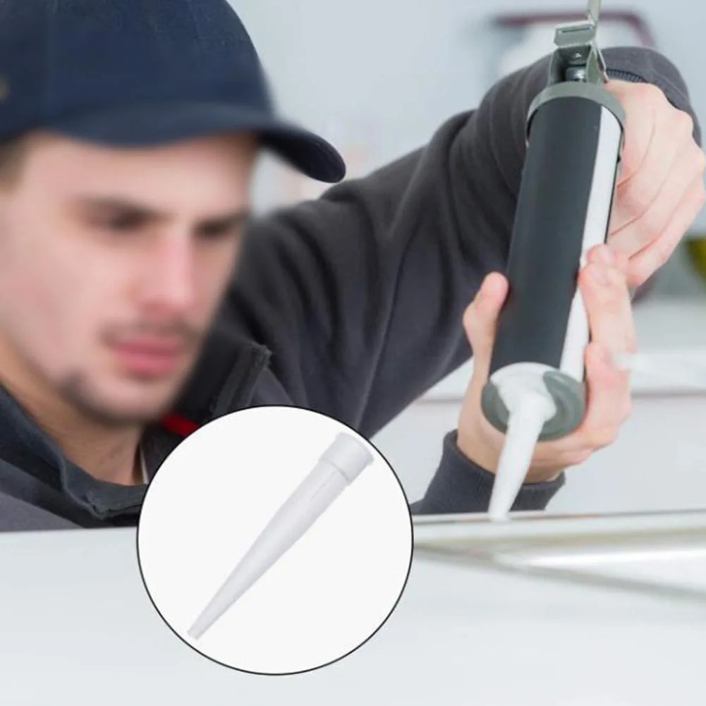 

Silicone Tube Nozzle Cartridge Nozzle Re-Sealable Reusable Useful 1 Pack 4.1\" / 10.5cm Length Plastic Durable
