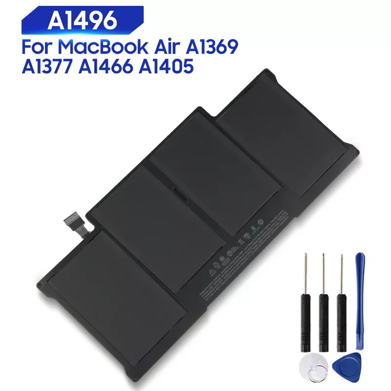 

Оригинальная сменная батарея для Mac MacBook Air A1496 A1369 A1405 A1466 A1377 Подлинная батарея для планшета 7150 мАч