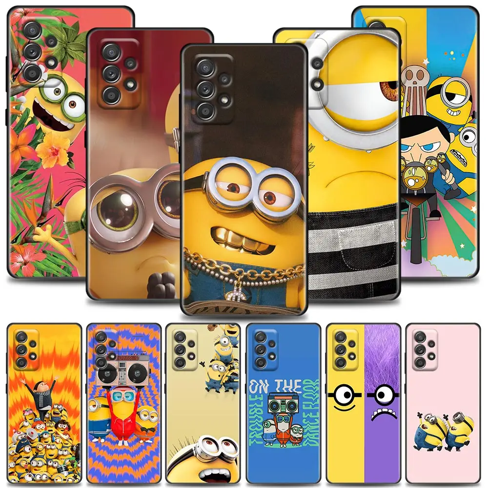 

Minions Cute Anime Cartoon Comic Phone Case For Samsung Galaxy A72 A52 A32 A02s A12 A42 A71 A51 A31 A21 A11 A01 A02 A03 5G Cover