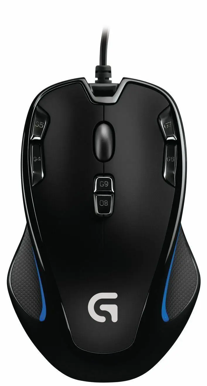 

Logitech G300s 9 Button Black Backlit Optical Gaming Mouse Wired USB PC A