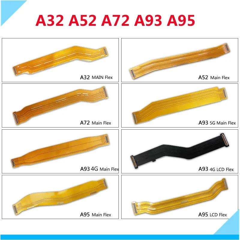 Mainboard Flex Cable For Oppo A32 A52 A55 A72 A93 A95 LCD Display Screen Connect Flex Cable Replacement