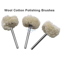new 2 35mm dental polishing wheel wool cotton polishing brushes for drill rotary polishing jewelry grinding buffing wheel tool