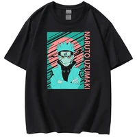 naruto anime peripheral clothes men and women two dimensional short sleeved t shirt summer new graphic tee