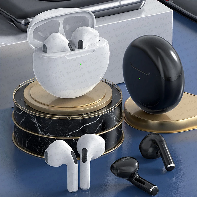 

Original Air Pro 6 TWS Wireless Headphones Bluetooth Earphones In Ear Earbuds Earpod Sports Gamer Pods Headset For Apple iPhone