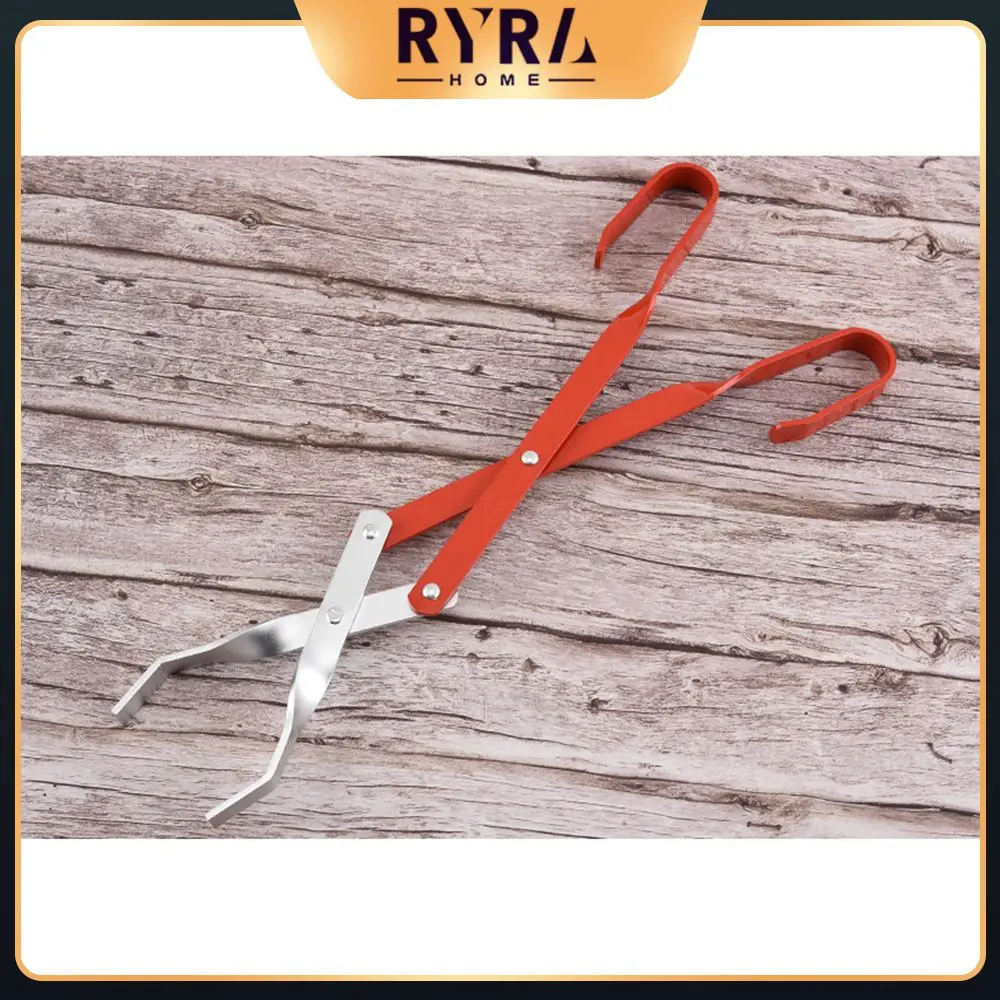 

Aluminum Fire Pit Tool Long Handle Barbecue Carbon Clip Grill Camping Fireplace Fire Tongs Bbq Fire Tool Creative Charcoal Clip