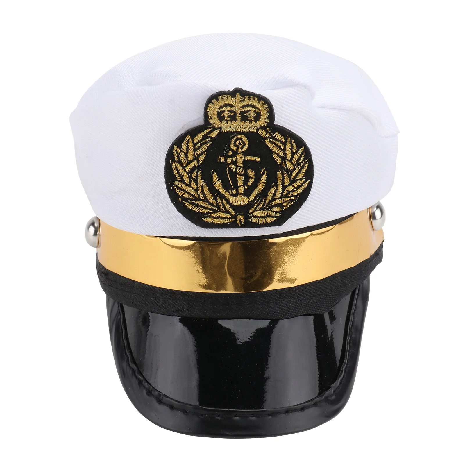 

Halloween Costumes White Hat for: Hat Small Sailors Hat Holiday Puppy Cat Navy Headwear Festival Small Photo Props Random