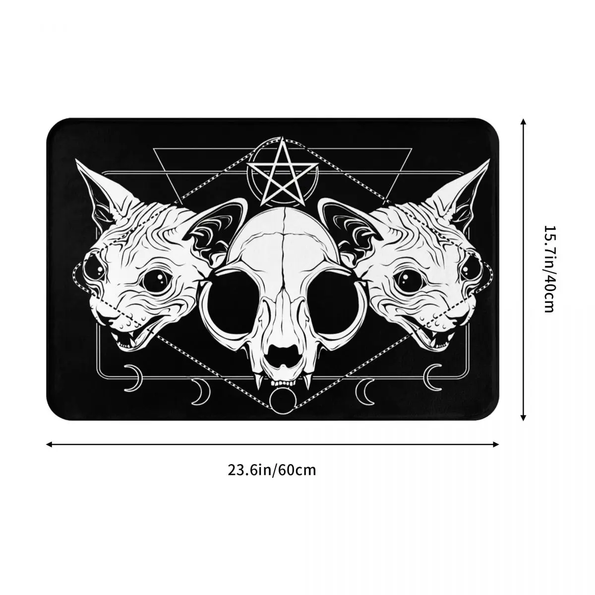 Нескользящий кухонный коврик с изображением животных для спальни культа Мяу