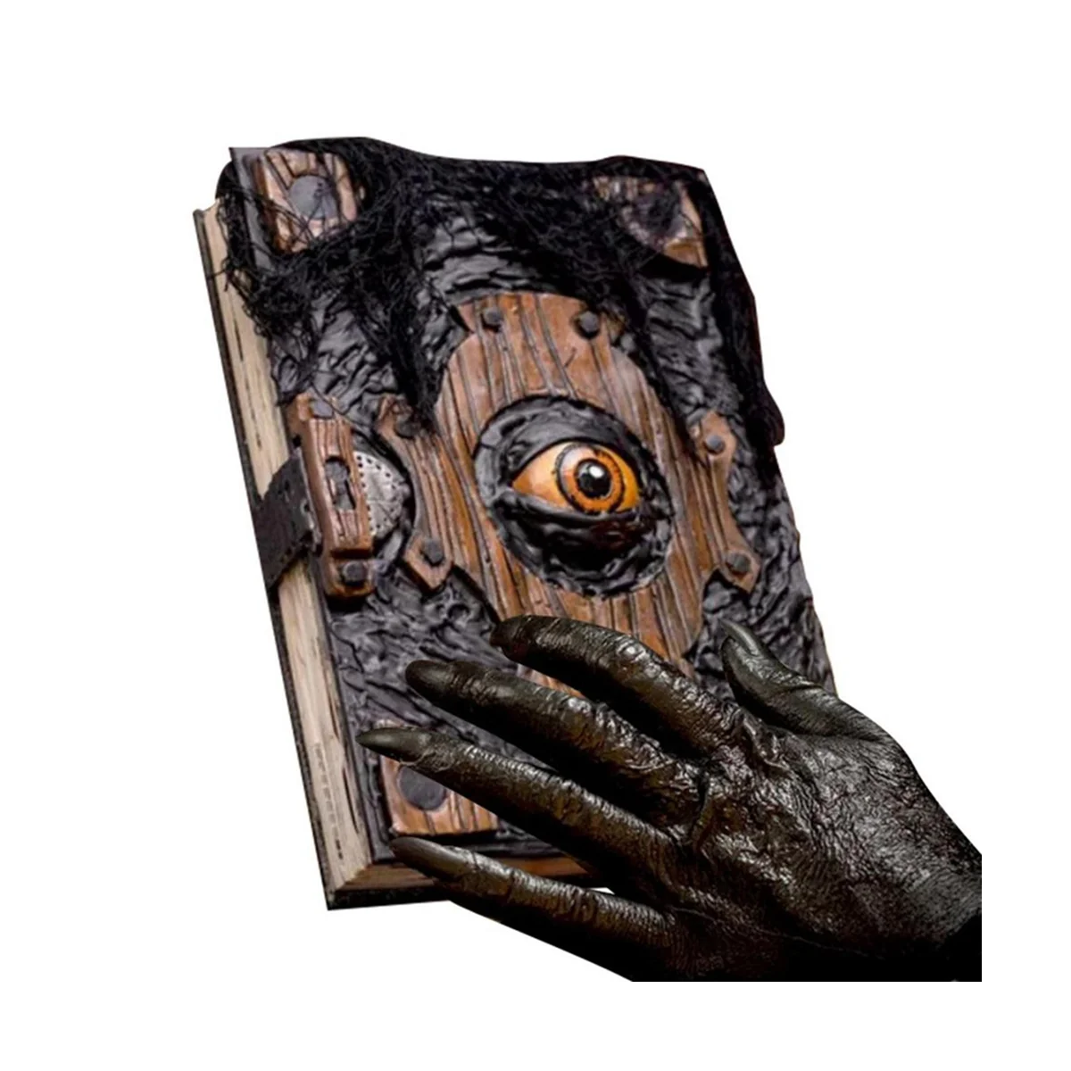 Книга Хэллоуина Декор Реалистичная книга Некрономикон украшение ведьмы ручная