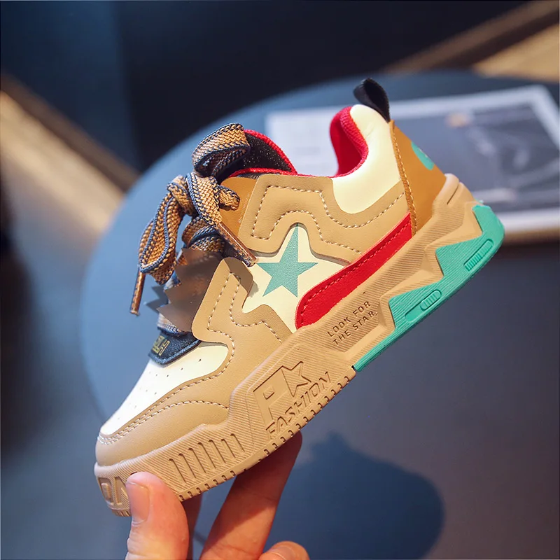 Autumn Fashion Colorful Platform Sneakers Kids Designer Shoes Outdoor Breathable Children's Sports Shoes Boys basket enfant 2022