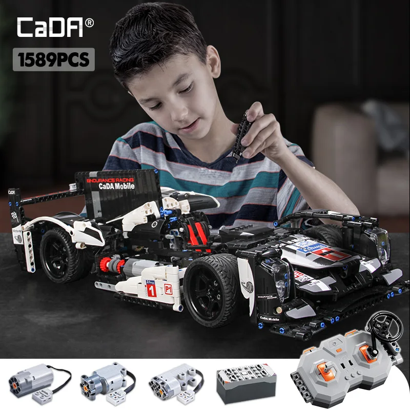 

2022 New 1589PCS City RC/non-RC Endurance Racing Car compatible Building Blocks Remote Control Super Sports Vehicle Bricks