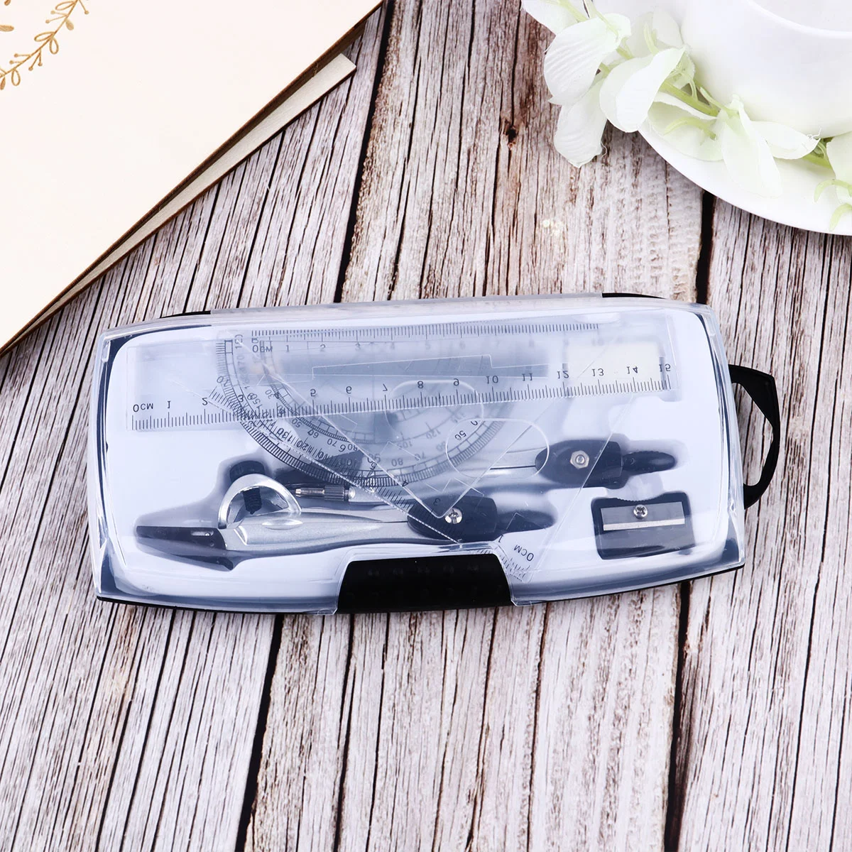 

10 in 1 Ruler Set Durable Metal Practical Precision Measuring Tool for Office