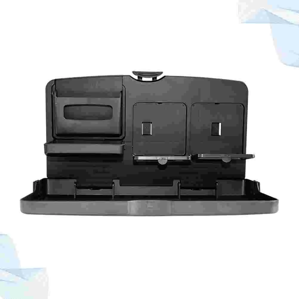 

Car Seat Storage Holder Service Plate Plastic Rack Shelf Vehicle Dining Table Folding Automobile Sundries Organizer Cup