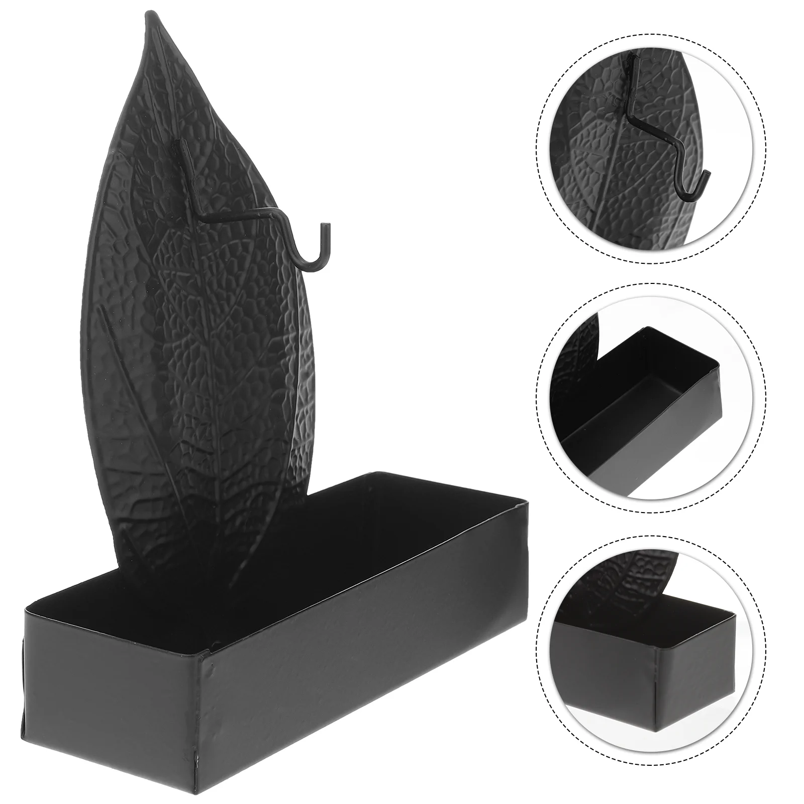 

Stick Burner Burner Monstera Leaf Rustic Leaf Statue Burner Iron Burner Coil Holder