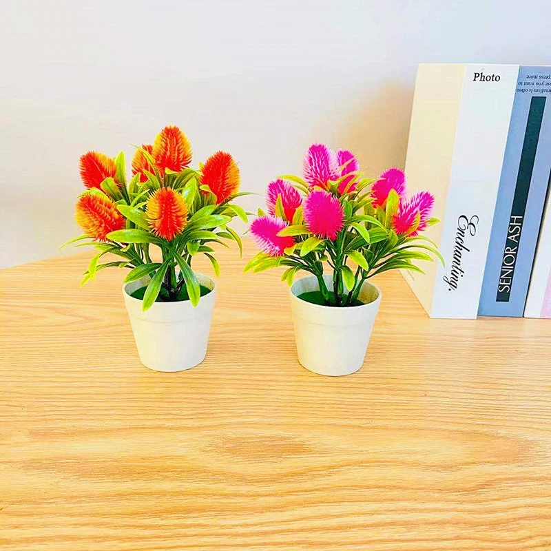 1 шт. искусственный цветочный горшок в форме сосновой шишки декоративные