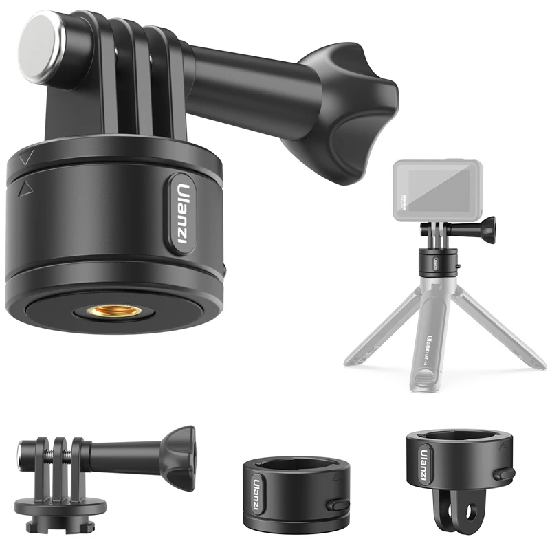 Быстросъемное магнитное основание Ulanzi для GoPro и 1/4 ''адаптер основания