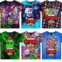 summer t shirt for boys girls harajuku cartoon print clothes for 3 14 years children baby child o neck kids streetwear