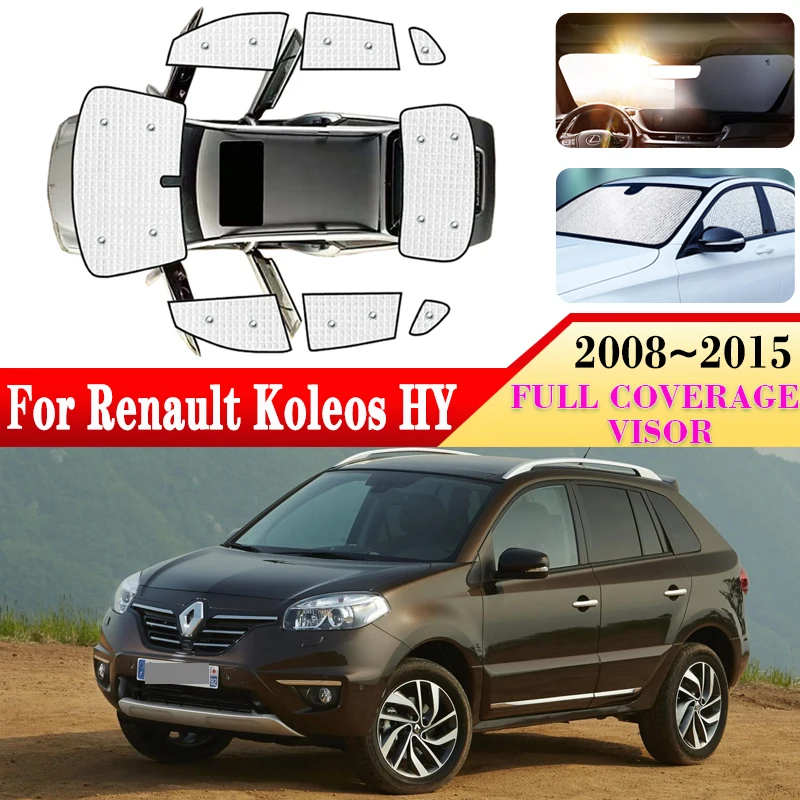 Автомобильные Защитные козырьки для Renault Koleos HY MK1 2008-2015 Samsung QM5 автомобильные