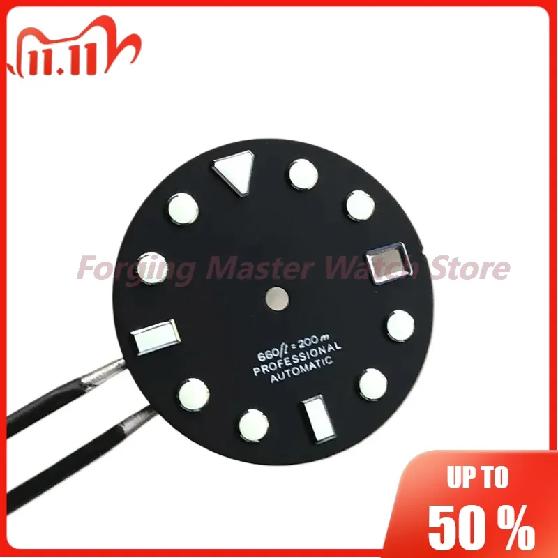 2024 Новый циферблат NH35 с логотипом S цвет зеленый/синий/черный размер 28 5 мм