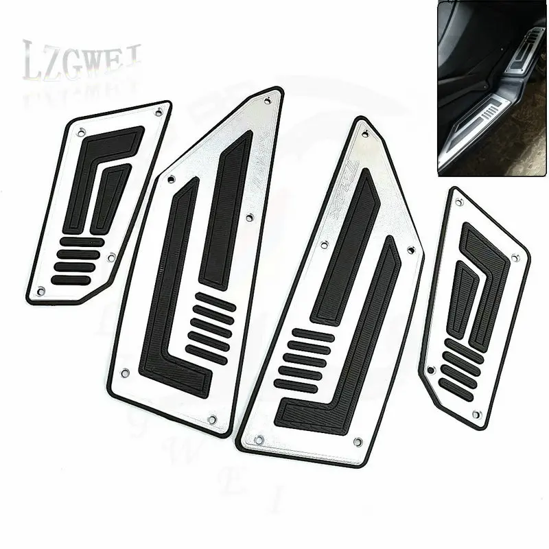 

Motorcycle Footboard Steps Motorbike Foot Footrest Pegs Plate Pads Pedals For Yamaha Tmax530 Tmax T Max 530 2012 - 2016