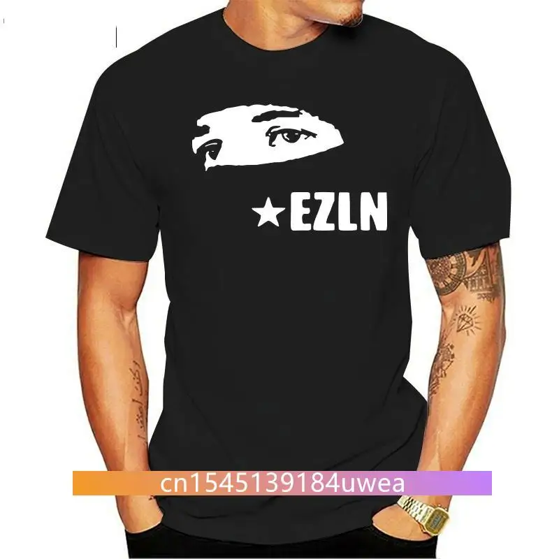 2019 Cool EZLN Zapatista Star Face T-shirt Tee Tee