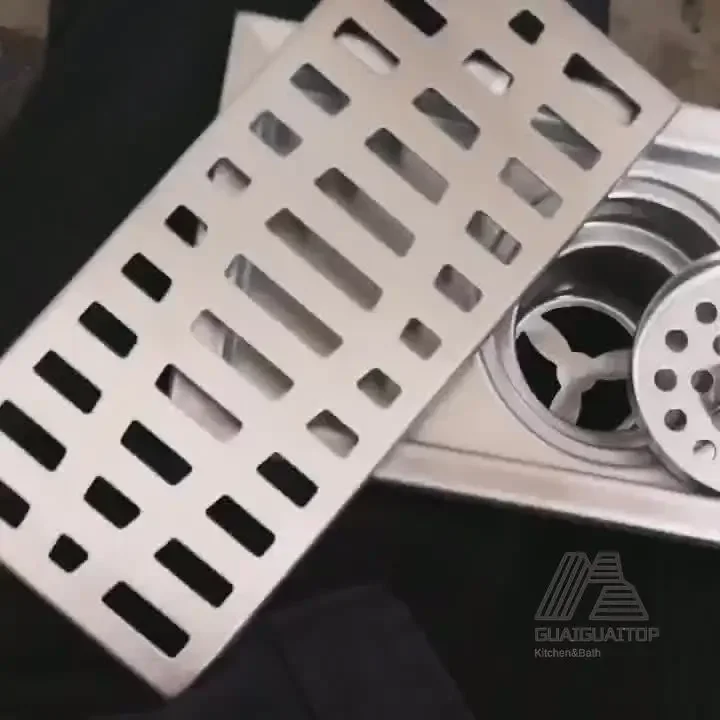 Решетка слива DUTRIEUX из нержавеющей стали 20х10 см