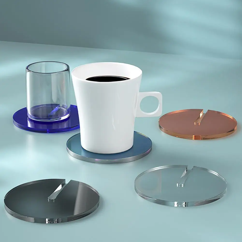 

40%HOTMug Pad Anti-scalding Wear-resistant Rounded Corner Coffee Tea Cup Table Coaster for Kitchen