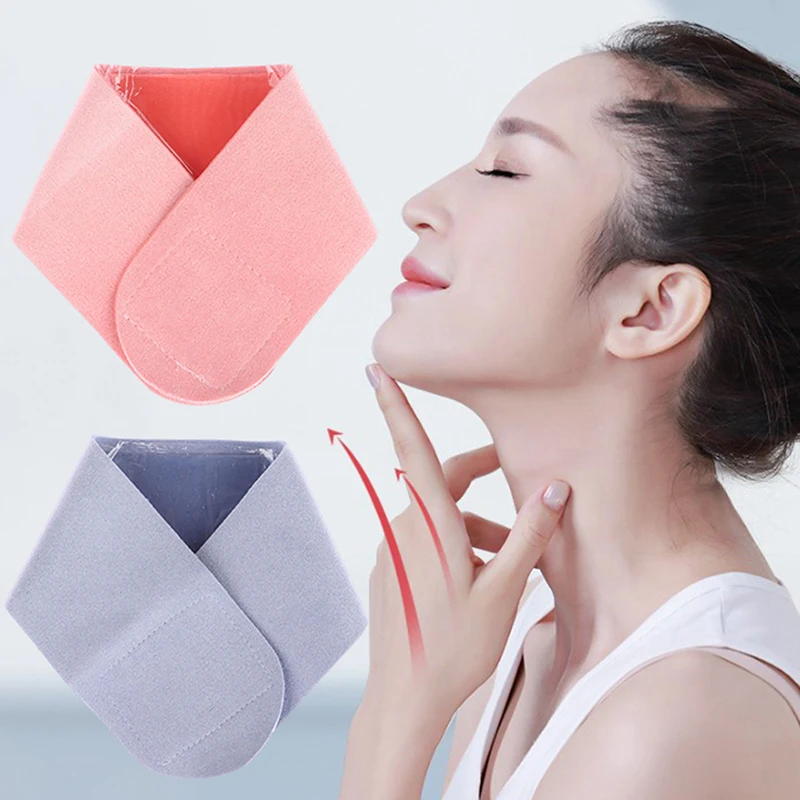 

Многоразовый гелевый антивозрастной пластырь для шеи, маска, стимулирует поглощение кожи, наклейка против морщин, фиксирующий нагрудник