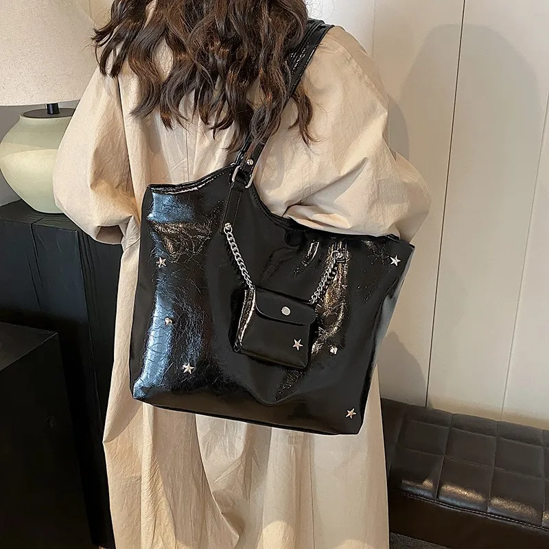 Модные женские сумки на плечо из искусственной кожи новинка 2024 зимние роскошные