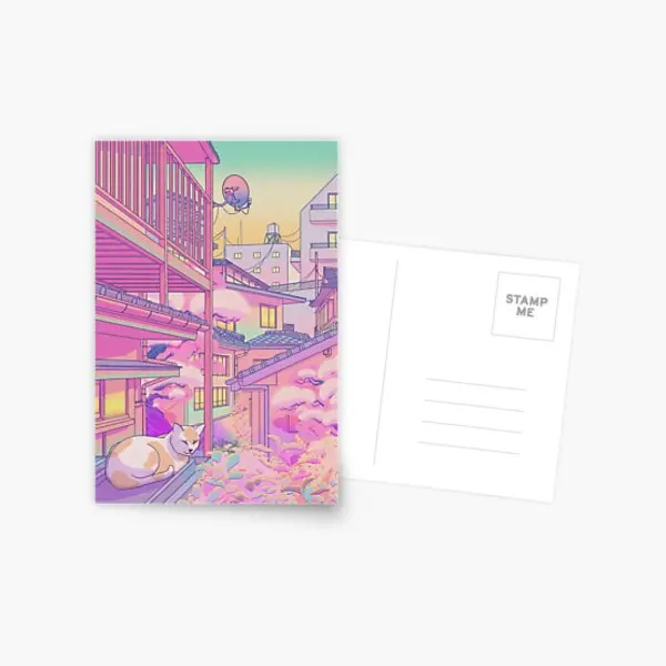 

Открытка Nekosaki, Декор, мультфильм, спальня, эстетика, современный подарок для мальчиков, жизнь, памятная картина, простая поздравительная отк...