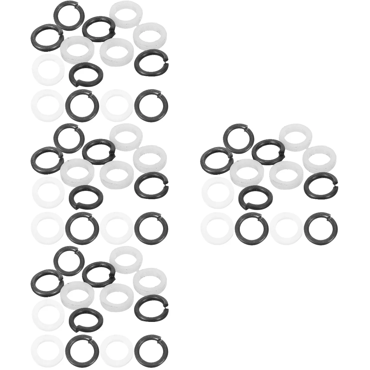 

96 pcs Tuning Peg Tuner Washer Plastic Tuner Gasket Metal Tuner Spacer Accessory