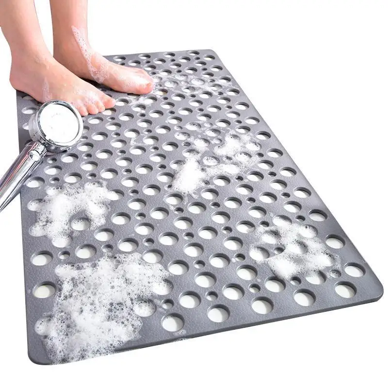 

Shower Bath Mat Environmental Protection Tasteless TPE Toilet Household Bathtub Bathroom Hollow Hydrophobic Thicken AntiSlip Pad
